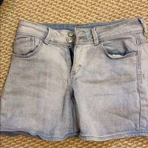 Light Wash Denim Shorts